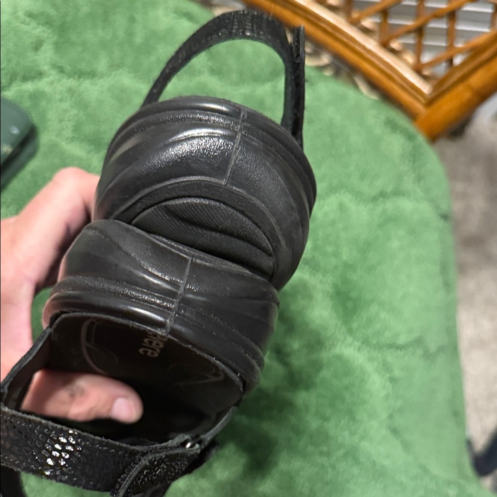 Revere Miama Black Lizard Strappy Comfort Sandals. Size 41UK - Picture 6 of 8